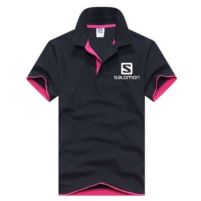 2019 New Fashion Men Polo Shirt Salomon Brands Clothing Short Sleeve Summer Shirt Man Cotton Poloshirt Men Plus Polo Shirts