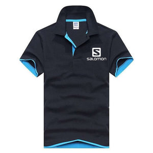 2019 New Fashion Men Polo Shirt Salomon Brands Clothing Short Sleeve Summer Shirt Man Cotton Poloshirt Men Plus Polo Shirts