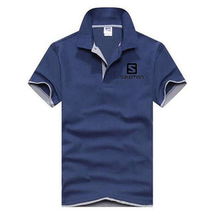 2019 New Fashion Men Polo Shirt Salomon Brands Clothing Short Sleeve Summer Shirt Man Cotton Poloshirt Men Plus Polo Shirts
