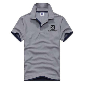 2019 New Fashion Men Polo Shirt Salomon Brands Clothing Short Sleeve Summer Shirt Man Cotton Poloshirt Men Plus Polo Shirts