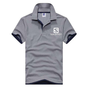 2019 New Fashion Men Polo Shirt Salomon Brands Clothing Short Sleeve Summer Shirt Man Cotton Poloshirt Men Plus Polo Shirts
