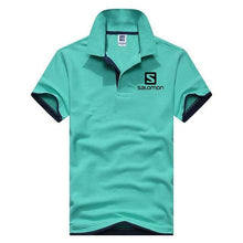 Load image into Gallery viewer, 2019 New Fashion Men Polo Shirt Salomon Brands Clothing Short Sleeve Summer Shirt Man Cotton Poloshirt Men Plus Polo Shirts