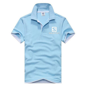 2019 New Fashion Men Polo Shirt Salomon Brands Clothing Short Sleeve Summer Shirt Man Cotton Poloshirt Men Plus Polo Shirts