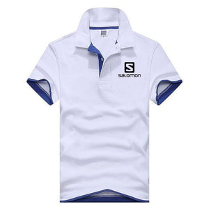 2019 New Fashion Men Polo Shirt Salomon Brands Clothing Short Sleeve Summer Shirt Man Cotton Poloshirt Men Plus Polo Shirts