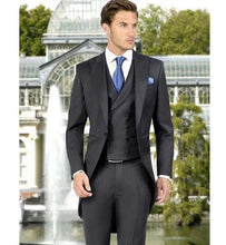 Load image into Gallery viewer, Orange 3PC Suit Men Brand New Slim Fit Business Formal Wear Tuxedo High Quality Wedding Dress Mens Suits Casual Costum Made