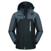 Load image into Gallery viewer, Mountainskin 2017 New Men&#39;s Jacket Spring Autumn Male Coats Waterproof Windbreaker Breathable Hooded Jacket Men Branded LA199