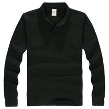 Load image into Gallery viewer, Polo Shirts Men 2018 Autumn Breathable Cotton Polo Shirts Men Long Sleeve Casual Camiseta Masculinas Plus Size Polos Sweatshirt
