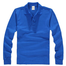 Load image into Gallery viewer, Polo Shirts Men 2018 Autumn Breathable Cotton Polo Shirts Men Long Sleeve Casual Camiseta Masculinas Plus Size Polos Sweatshirt