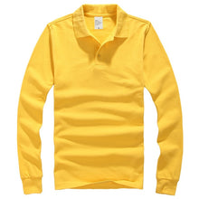 Load image into Gallery viewer, Polo Shirts Men 2018 Autumn Breathable Cotton Polo Shirts Men Long Sleeve Casual Camiseta Masculinas Plus Size Polos Sweatshirt