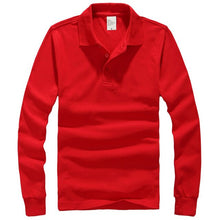 Load image into Gallery viewer, Polo Shirts Men 2018 Autumn Breathable Cotton Polo Shirts Men Long Sleeve Casual Camiseta Masculinas Plus Size Polos Sweatshirt