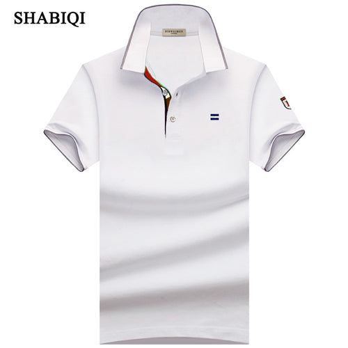 SHABIQI New Classic Mens Polo ShirtsShort sleeve autumn  Men's Shirt Brands Camisa Polo Masculina Plus Size 6XL 7XL 8XL 9XL 10XL