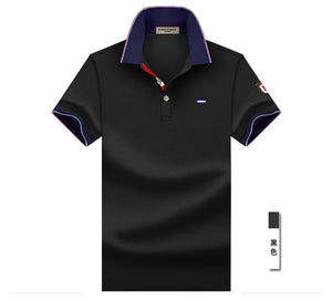 SHABIQI New Classic Mens Polo ShirtsShort sleeve autumn  Men's Shirt Brands Camisa Polo Masculina Plus Size 6XL 7XL 8XL 9XL 10XL
