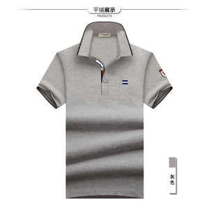 SHABIQI New Classic Mens Polo ShirtsShort sleeve autumn  Men's Shirt Brands Camisa Polo Masculina Plus Size 6XL 7XL 8XL 9XL 10XL
