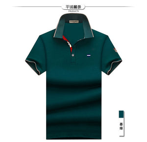 SHABIQI New Classic Mens Polo ShirtsShort sleeve autumn  Men's Shirt Brands Camisa Polo Masculina Plus Size 6XL 7XL 8XL 9XL 10XL
