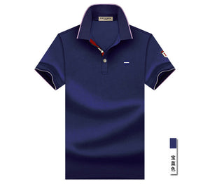 SHABIQI New Classic Mens Polo ShirtsShort sleeve autumn  Men's Shirt Brands Camisa Polo Masculina Plus Size 6XL 7XL 8XL 9XL 10XL