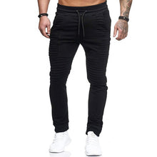 Load image into Gallery viewer, MASCUBE Men&#39;s Jogging Pants Striped Running Pants Men Sport Pencil Pants Men Hip Hop Cotton Bodybuilding Joggers Gym Trousers