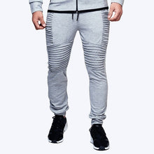 Load image into Gallery viewer, MASCUBE Men&#39;s Jogging Pants Striped Running Pants Men Sport Pencil Pants Men Hip Hop Cotton Bodybuilding Joggers Gym Trousers