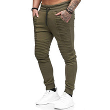 Load image into Gallery viewer, MASCUBE Men&#39;s Jogging Pants Striped Running Pants Men Sport Pencil Pants Men Hip Hop Cotton Bodybuilding Joggers Gym Trousers