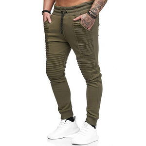 MASCUBE Men's Jogging Pants Striped Running Pants Men Sport Pencil Pants Men Hip Hop Cotton Bodybuilding Joggers Gym Trousers