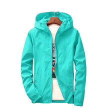 Load image into Gallery viewer, JOOBOX 2018 Spring Autumn New Slim Fit Young Men Hooded Jacket Thin Jackets Brand Casual Windbreaker Top Quality black s-7xl