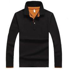 Load image into Gallery viewer, TANGNEST 2019 Hot Sale Long-sleeve Polo Shirt Plus 5 Colors Casual Turn-down Collar Polo Good Quality Polo Shirt Men MTP452
