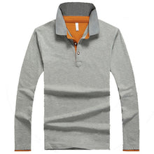 Load image into Gallery viewer, TANGNEST 2019 Hot Sale Long-sleeve Polo Shirt Plus 5 Colors Casual Turn-down Collar Polo Good Quality Polo Shirt Men MTP452