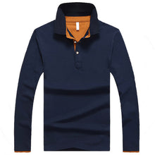 Load image into Gallery viewer, TANGNEST 2019 Hot Sale Long-sleeve Polo Shirt Plus 5 Colors Casual Turn-down Collar Polo Good Quality Polo Shirt Men MTP452