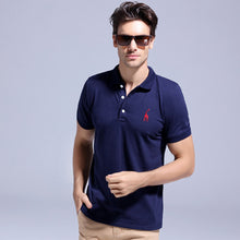 Load image into Gallery viewer, GustOmerD 2019 Brand Quality Cotton Polo Shirt Men Solid Slim Fit Short Sleeve Polos Men Fashion Giraffe Embroidery Men&#39;s Polo