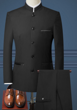 Load image into Gallery viewer, Black Formal Suit Men Blazer Jackets and Pants Fashion Business Mens Suits Size 4XL Wedding Suits for Man 2019