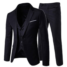 Load image into Gallery viewer, Luxury Men&#39;s Suit 3 Piece Men&#39;s Wedding Slim Casual Business Men&#39;s Suit Large Size Men&#39;s Social Banquet Dress Groom Dress S-6XL