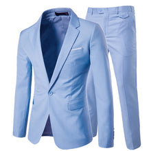 Load image into Gallery viewer, Luxury Men&#39;s Suit 3 Piece Men&#39;s Wedding Slim Casual Business Men&#39;s Suit Large Size Men&#39;s Social Banquet Dress Groom Dress S-6XL