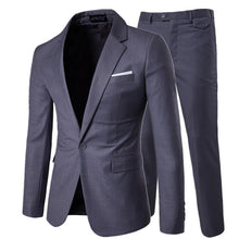 Load image into Gallery viewer, Luxury Men&#39;s Suit 3 Piece Men&#39;s Wedding Slim Casual Business Men&#39;s Suit Large Size Men&#39;s Social Banquet Dress Groom Dress S-6XL
