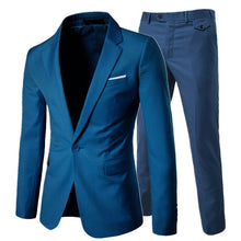 Load image into Gallery viewer, Luxury Men&#39;s Suit 3 Piece Men&#39;s Wedding Slim Casual Business Men&#39;s Suit Large Size Men&#39;s Social Banquet Dress Groom Dress S-6XL