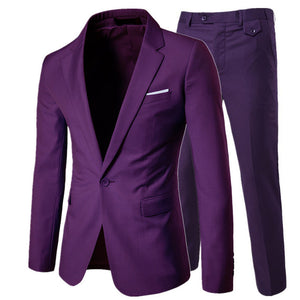 Luxury Men's Suit 3 Piece Men's Wedding Slim Casual Business Men's Suit Large Size Men's Social Banquet Dress Groom Dress S-6XL