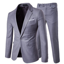 Load image into Gallery viewer, Luxury Men&#39;s Suit 3 Piece Men&#39;s Wedding Slim Casual Business Men&#39;s Suit Large Size Men&#39;s Social Banquet Dress Groom Dress S-6XL