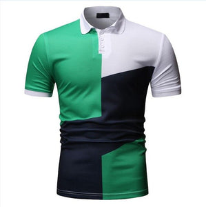 MOGU 2019 New Plus Size 3XL Short Men's Polo Shirts Slim Fit Breathable Hawaiian Camisa Polos Short Sleeve Fashion Polo Shirts
