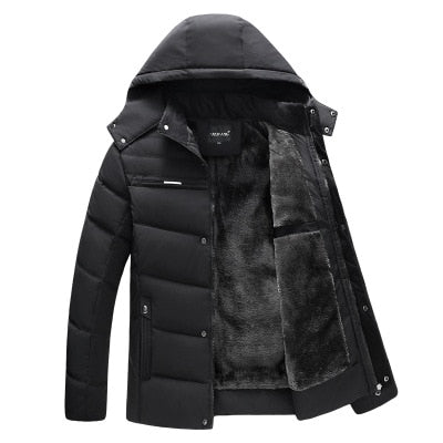 XingDeng 2019 New Arrival Brand waterproof jackets fashion warm Clothing Winter Men Cotton Winter Regular Formal Jacket And Coat