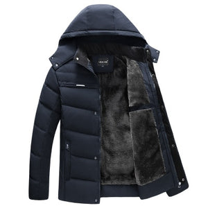XingDeng 2019 New Arrival Brand waterproof jackets fashion warm Clothing Winter Men Cotton Winter Regular Formal Jacket And Coat