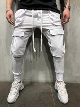 Load image into Gallery viewer, Casual Fitness Male Sportswear Tracksuit Sweatpants Men Pants Trendy Men&#39;s Hip Hop Pants Mens Joggers Solid Multi-pocket Pants