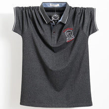 Load image into Gallery viewer, Purple Men Polo Shirt Top Business Men Camisa Masculina Cotton Badge Work Polo Shirt Plus Size 5XL 2019 Summer Casual Tee Shirt