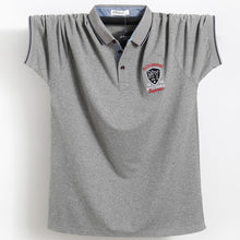 Load image into Gallery viewer, Purple Men Polo Shirt Top Business Men Camisa Masculina Cotton Badge Work Polo Shirt Plus Size 5XL 2019 Summer Casual Tee Shirt