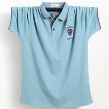 Load image into Gallery viewer, Purple Men Polo Shirt Top Business Men Camisa Masculina Cotton Badge Work Polo Shirt Plus Size 5XL 2019 Summer Casual Tee Shirt