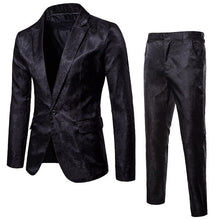 Load image into Gallery viewer, Men casual style Suit And Pants Two Pieces Sets Slim Suits Wedding Party Blazers Jacket Men&#39;s Business Groomsman suit pants Sets