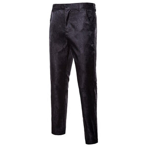 Men casual style Suit And Pants Two Pieces Sets Slim Suits Wedding Party Blazers Jacket Men's Business Groomsman suit pants Sets