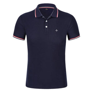 Dudalina Short Sleeve Polo Shirt Men 2019 Summer Casual & Business Brand  Embroidery Striped Polos Shirts Para Hombre