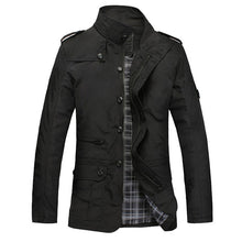 Load image into Gallery viewer, NaranjaSabor Fashion Thin Men&#39;s Jackets Hot Sell Casual Wear Comfort Windbreaker Autumn Overcoat Necessary Spring Men Coat N483