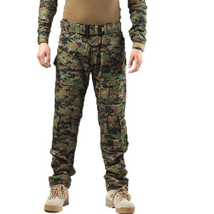 Tactical Pants Cargo Pants Men Military Knee Pad SWAT Army Airsoft Camouflage Clothes Hunter Field Work Combat Trouser Woodland
