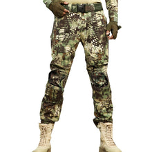 Load image into Gallery viewer, Tactical Pants Cargo Pants Men Military Knee Pad SWAT Army Airsoft Camouflage Clothes Hunter Field Work Combat Trouser Woodland