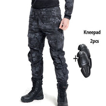 Load image into Gallery viewer, Tactical Pants Cargo Pants Men Military Knee Pad SWAT Army Airsoft Camouflage Clothes Hunter Field Work Combat Trouser Woodland