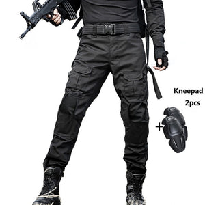 Tactical Pants Cargo Pants Men Military Knee Pad SWAT Army Airsoft Camouflage Clothes Hunter Field Work Combat Trouser Woodland